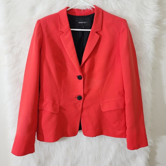 Lafayette 148 women's coral Blazer size 12